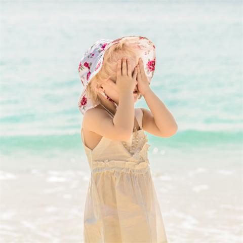 2 Uds NiÃ±os NiÃ±as Verano Playa Cubo Sombrero Sombreros para El Sol 