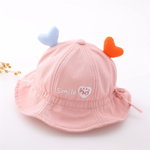 Buy Wholesale China Oem Wholesale Custom Sweet Design Kid's /baby Bucket Hat  With String & Toddler Bucket Hat at USD 0.71