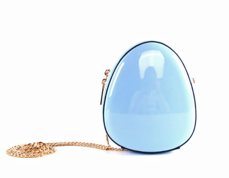 New Fashion Girls Eva Compression Molding Bag Women's Egg-shaped Patented Pu Handbag Supplier