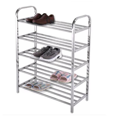 4-layer Creative Shoe Rack, Small Shoe Cabinet For Home Door Entrance /  Dormitory Economical Shoe Shelf
