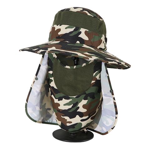  Sombrero de sol para hombre UPF50+ Sombrero de pesca