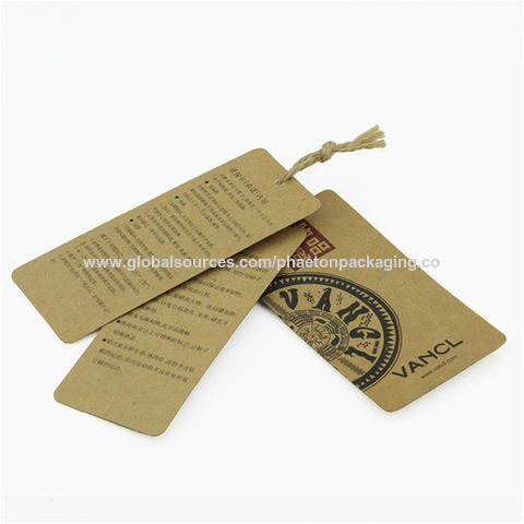 Popular High Quality Jeans Hang Tags for Clothes - China Hang Tags