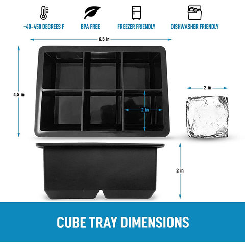 Wholesale Ice Cube Trays Ice Lattice BPA-Free Silicone Freezing Molds -  China Wholesale and Ice Cube Tray price