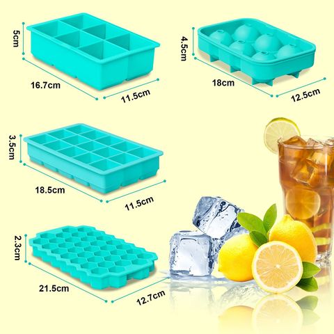 Ice Tray Mould With Lid, Geometric Shape Ice Cube Mold, Ice for Party, Ice  Maker for Bars, Ice Cube for Whiskey, PP Material, Home Ice Box 