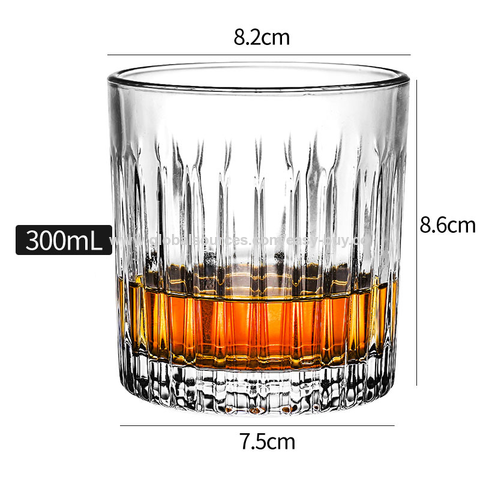 Transparent Rock Glass Tumbler for Hotel, Features: 300 Ml