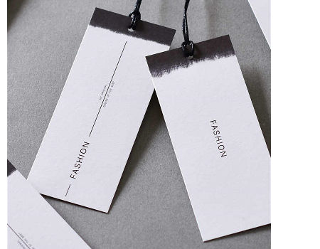 Buy Wholesale China Custom Luxury Clothing Hang Tag Black And White Garment  Swing Labels Tags For Clothes & Hang Tag at USD 0.09