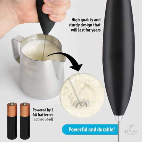 Factory Direct Price Battery Operated Whisk Milk Frother - China