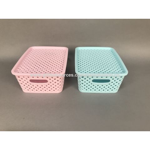 Plastic Desktop Storage Box Basket