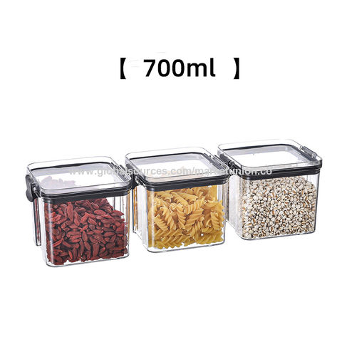 Small Glass Tea Storage Container - Airtight Jar with Bamboo Lid 460ml