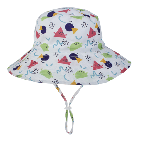 Spring Beach Cartoon Summer Adjustable Bucket Sun Hat Chin Cute Sun Strap  Hats Kids Cap Outdoor Kids Animal Hats