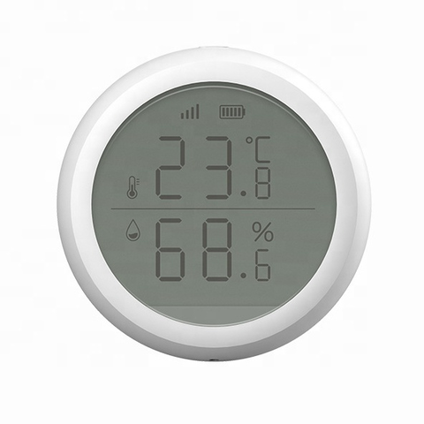 Smart home wifi sensor inalámbrico de temperatura humedad lcd termómetro  interior higrómetro w