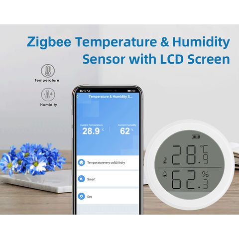 Tuya WiFi Indoor Thermometer Hygrometer Remote Monitor Digital LCD