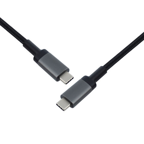 Câble USB 3.1 type C mâle / mâle - 2m Blanc Longueur Câble 2 m