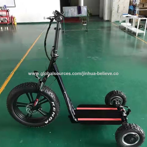 Buy Wholesale China E Scooter Fat Tire Electric Scooter Bike 3 Wheels E Scooter Europe 500w & Electric Tricycles Vehicle 3 at USD 780 | Global Sources