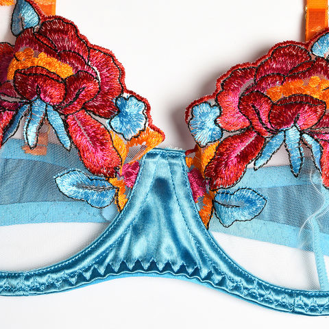 Women Bras Set Explosions Lace Brassiere Sexy Lingerie See Through Underwear