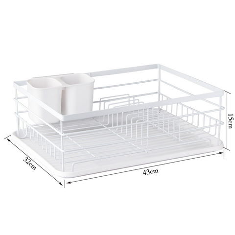 Buy Wholesale China Kitchen Supplies Multi-functional Single-layer Dish Rack  Storage Rack Iron Art Drain Bowl Rack & Single-layer Dish Rack Storage at  USD 4.8