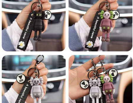 Accessories, Kaws Companion Keychain Keyholder Gray
