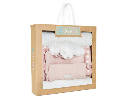 Suitcase Style Kids Cardboard Art Paper Portable Packaging Empty Baby Gift  Box Set Newborn With Handle