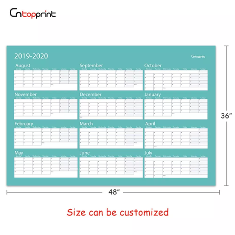 Calendario de borrado en seco personalizado mensual semanal diario para hacer la oficina del refrigerador imán del refrigerador