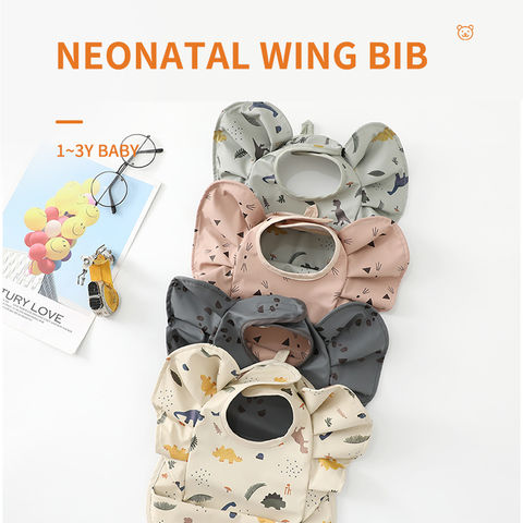 Nouveaux bavoirs lavables pour bébés, bavoirs d'alimentation imperméables pour bébés en gros