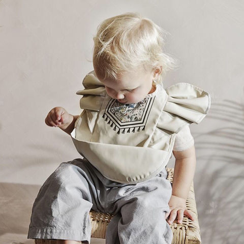 Nouveaux bavoirs lavables pour bébés, bavoirs d'alimentation imperméables pour bébés en gros