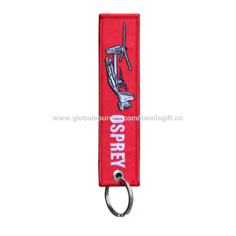 Buy Wholesale China Brand Keychain Embroidery Custom Logo Fabric Car  Aviation Motorcycle Key Ring Keychain Keychains Who & Keychain Embroidery  Custom Logo Fabric at USD 0.58