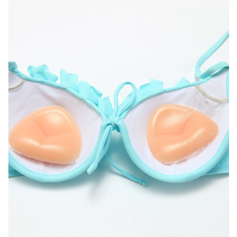 Bulk-buy Swimwear Padding Silicone Bra Inserts Silicone Boob Push up Nipple Bra  Insert Pad for Swimsuit price comparison