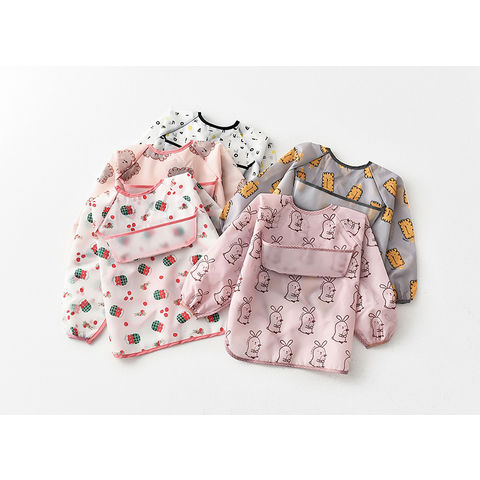 Bavoirs pour tout-petits, tablier de bébé imperméable, bavoirs pour vêtements d'enfants