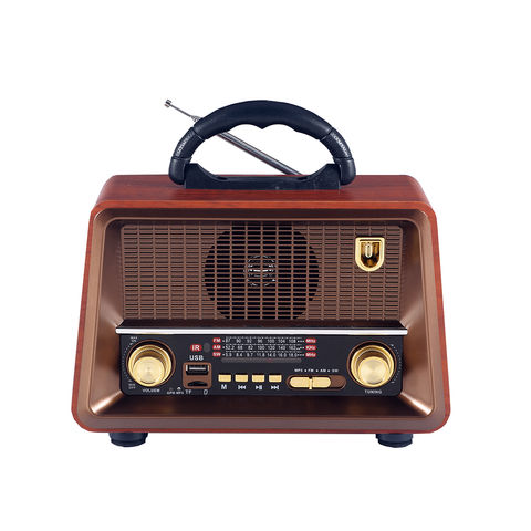 Radio Vintage Retro Vintage Bluetooth USB Am Fm Usb