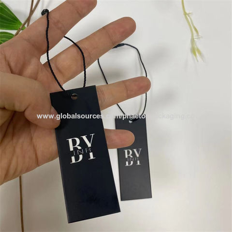 Customized Paper Hang Tag/clothing Swing Tag Labels/garment Bag