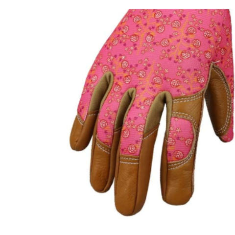 Faux Leather Long Gardening Gloves for Women, KAYGO SAFETY