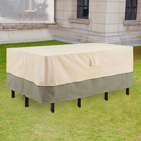 1 Housse De Meubles De Patio, Housse De Meubles De Table D'extérieur  Rectangulaire Imperméable, Housse De Canapé Sectionnel De Patio Pour  Terrasse