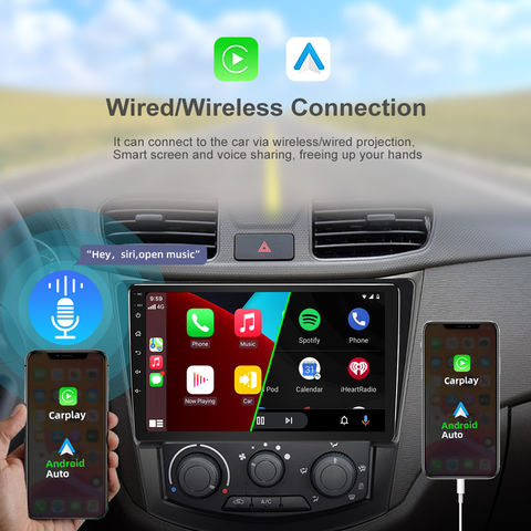 Jmance 7inch 2 DIN 1+16/2+32GB 1024*600 Bt Support Wireless/Wired Carplay Android  Auto Car Radio Navigation - China Car Videco, Car Radio