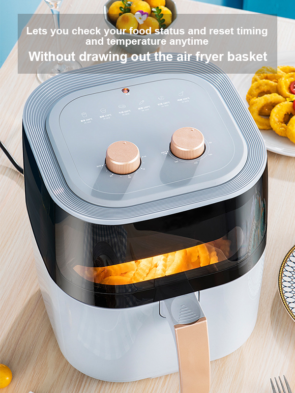 Air Fryers US plug 110V air fryer 4L household electric fryer airfryer oven  airfryers accesoires Oil-free air fryers 220V 700W
