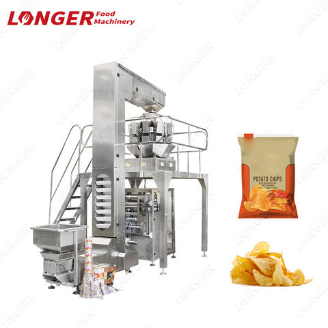 Automatic Potato Chips Packing Machine, French Fries Packaging Machine