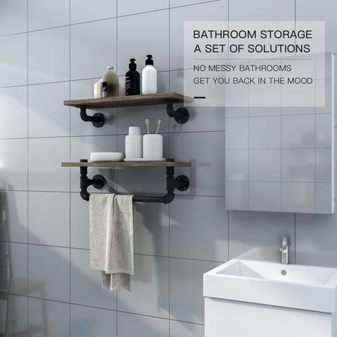 Body Wash Shelving, Perforation-free Bathroom Supplies Storage