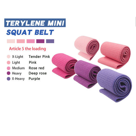 Sangles de yoga, mini bande de résistance au crochet, bande de traction de yoga, bande élastique de fitness, anneau de hanche