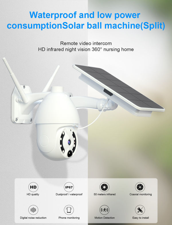 1080P Tuya Smart Wifi Solar Mini PTZ IP Outdoor Wireless Security Cctv Camera With Build-in Battery supplier