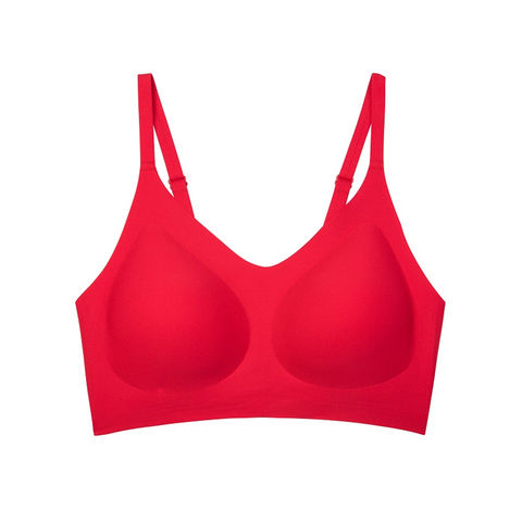 Women's Push-up Latex Bra,Comfortable Front Button Supportive Bras