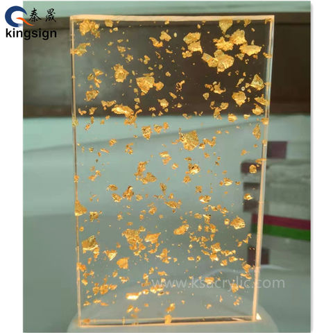 Buy Wholesale China Kingsign® 4x8ft Customized Design Gold Glitter Cast Acrylic  Sheet 3mm Pmma Sheet Laser Cut Acrylic & Glitter Acrylic Gold Sheet 4mm at  USD 12