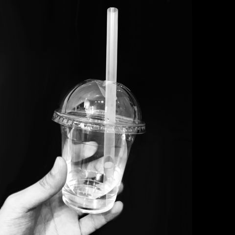 Disposable Transparent Custom Plastic Clear Boba Tea Cup with Lids - China Boba  Cup Disposable and Boba Cup price