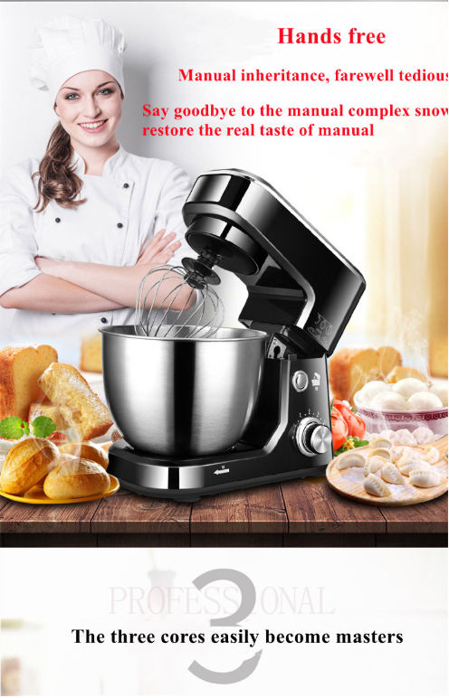 Buy Wholesale China Stand Mixers Household Flour Machine Chef Machine  Desktop Egg Beater Breadmakers & Mixers at USD 48.89