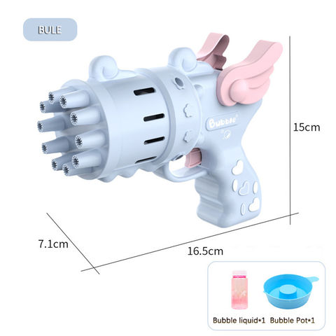 Toy Gun Blows Bubbles, Electric Bubble Gun Toys