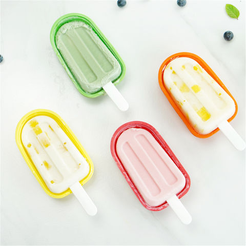 4Pcs Popsicles Molds, Silicone Popsicle Molds Cakesicle Molds