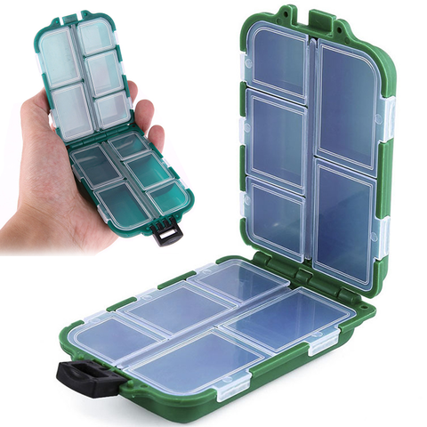 Small 10 Compartment Storage Box - Blue