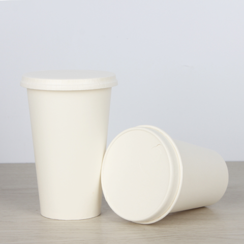 Copos de café de papel de parede dupla biodegradáveis de alta qualidade com logotipo personalizado OEM, 8oz 10oz 12oz 16oz