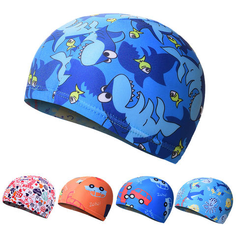 2 Pcs Swim Caps for Kids Infant Hat Children's Swimming Unisex Girls Hats  Childs Shower Unicorn Boy 