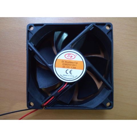 Ventilateur de refroidissement pour ordinateur, ED8025S12H-1, axial CPU 5V, petit boîtier DC sans balais 80mm 80x80x25mm