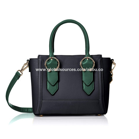 Buy Wholesale China Ladies Bag Color Blocking Fashion Handbag With