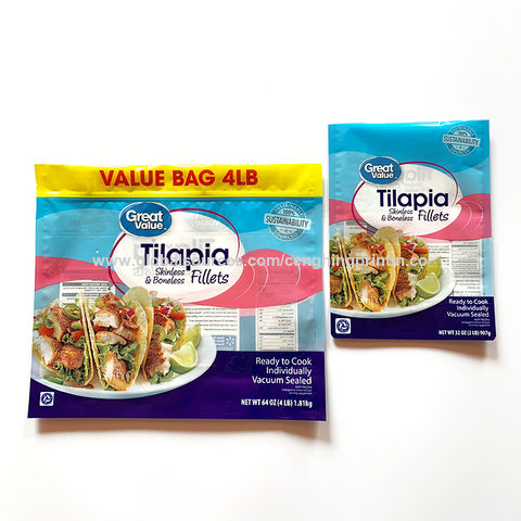 Food Grade Compostable LDPE Snack Bag Colorful Custom Frozen Food